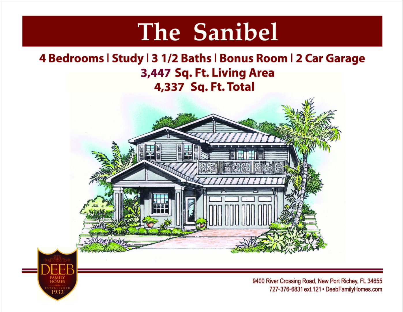 Sanibel 3447 Elevation